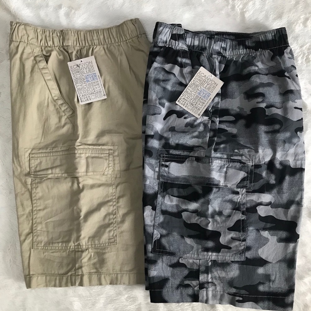 🔥2 Canyon River Blues Shorts Youth Boys Y(18/20)